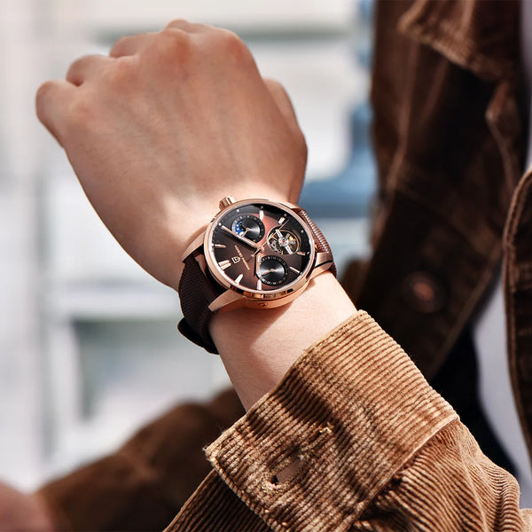 2025 Pagani Design Men's Luxury Automatic Watch – 41MM Stainless Steel Mechanical Timepiece, 100M Waterproof