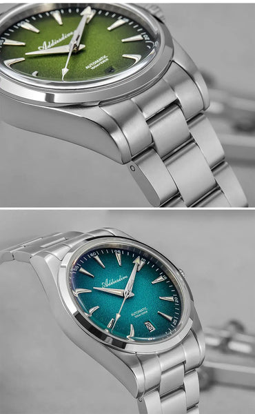 ADDIESDIVE Men's Automatic Mechanical Watch – Japan 8215 Movement, Bubble Mirror Glass, Super Luminous Luxury Dress Timepiece