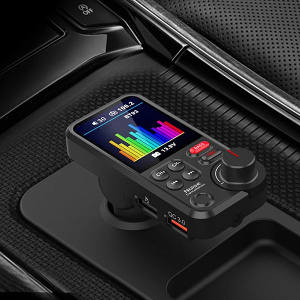 1.8 Inch Music Player Treble Bass Sound Bluetooth-Compatible Car Wireless USB Fast Charger AUX Auto Aux Radio Hands Free Car Kit