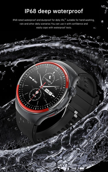 2025 New Laser detection Blood pressure Smart Watch Men Heart rate Pulse Three highs Blood oxygen Call Health Sports NFC Watches