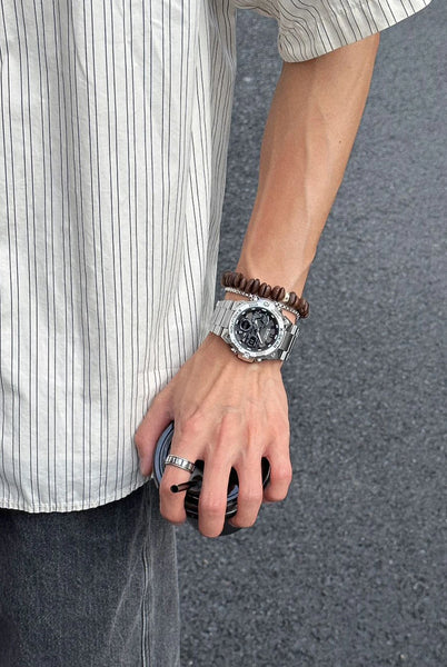 Men’s Eco Drive Watch – Solar + Motion Power, Multifunctional Chronograph