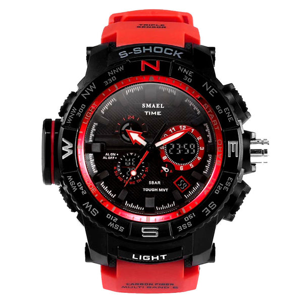Orange Sport  Watch SMAEL Brand Watches LED Digital