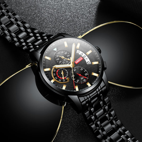NIBOSI  New Brand Quartz Wristwatch Men Sport Wristwatches Men Steel Band-kopara2trade.myshopify.com-