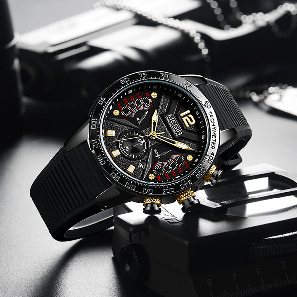 Mens Wristwatches Top Brand Luxury MEGIR Sports Wristwatch for Men Chronograph Waterproof Wristwatches Hour Reloj Hombre Horloges Mannen-kopara2trade.myshopify.com-