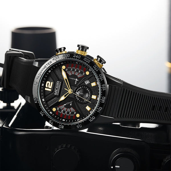 Mens Wristwatches Top Brand Luxury MEGIR Sports Wristwatch for Men Chronograph Waterproof Wristwatches Hour Reloj Hombre Horloges Mannen-kopara2trade.myshopify.com-