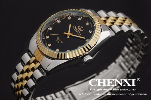 Brand CHENXI Rhinestone Woman Wristwatch Luxury Top Brand Thin Steel Strap Quartz Wristwatch Elegant Lady Casual Wristwatch Waterproof-kopara2trade.myshopify.com-Watch