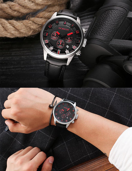 OCHSTIN Chronograph Man Wristwatch Top Luxury Brand Calendar Genuine Leather Men Quartz Wristwatch Military Army Sport Male  049-kopara2trade.myshopify.com-