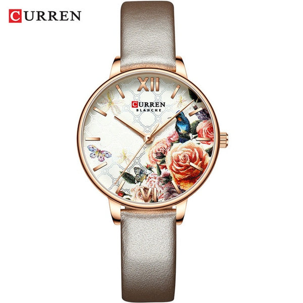 CURREN New Women Luxury Brand Wristwatch Simple Quartz Lady Waterproof Wristwatch Female Fashion Casual Wristwatches reloj mujer-kopara2trade.myshopify.com-