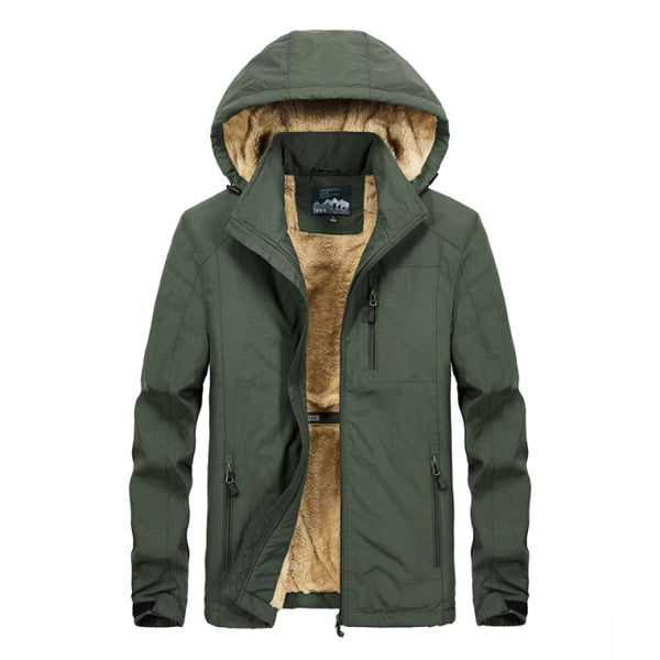 XIYOUNIAO plus size M~5XL 6XL Fur Hooded Winter Jacket men Fashion Warm Wool Liner Man Jacket and Coat Windproof Male Parkas-kopara2trade.myshopify.com-