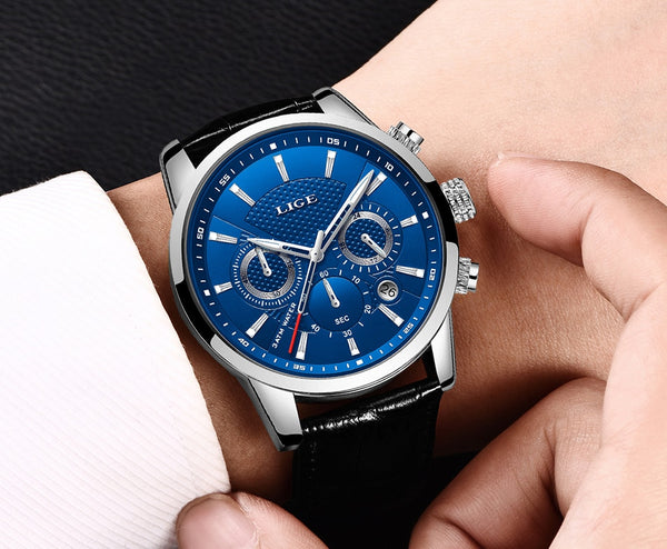 LIGE  New Wristwatch Men Fashion Sport Quartz-kopara2trade.myshopify.com-
