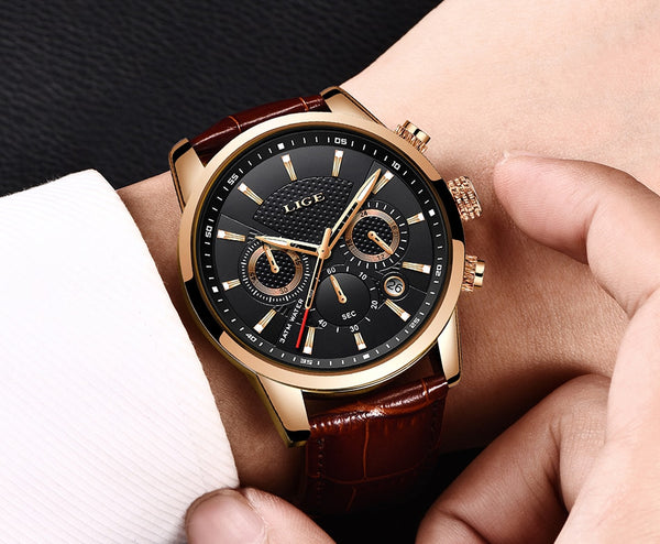 LIGE  New Wristwatch Men Fashion Sport Quartz-kopara2trade.myshopify.com-