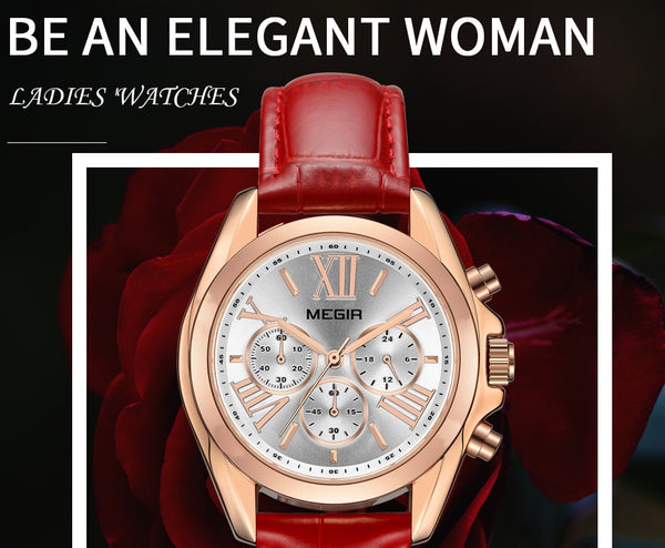 Women Watches Top Brand Luxury MEGIR Quartz Ladies Watch Bracelet  Lovers Relogio Reloj Mujer Zegarek Damski Montre Femme-kopara2trade.myshopify.com-