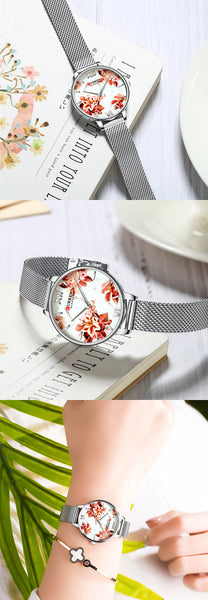CURREN New Women Luxury Brand Wristwatch Simple Quartz Lady Waterproof Wristwatch Female Fashion Casual Wristwatches reloj mujer-kopara2trade.myshopify.com-