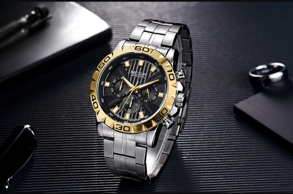 New MEGIR Wristwatch Men Chronograph Quartz Business Mens Wristwatches Top Brand Luxury Waterproof Wrist Wristwatch Reloj Hombre Saat-kopara2trade.myshopify.com-