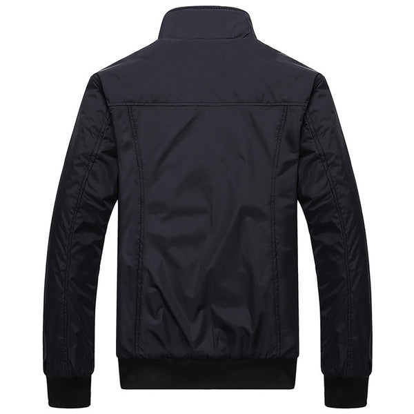 DIMUSI Mens Jackets Spring Autumn Casual Coats Solid Color Mens Sportswear Stand Collar Slim Jackets Male Bomber Jackets 4XL-kopara2trade.myshopify.com-