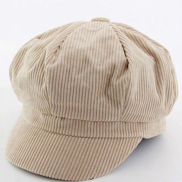 MAXSITI U Corduroy anise newsboy cap Retro literary female  snapback cap Leisure hat accessories-kopara2trade.myshopify.com-