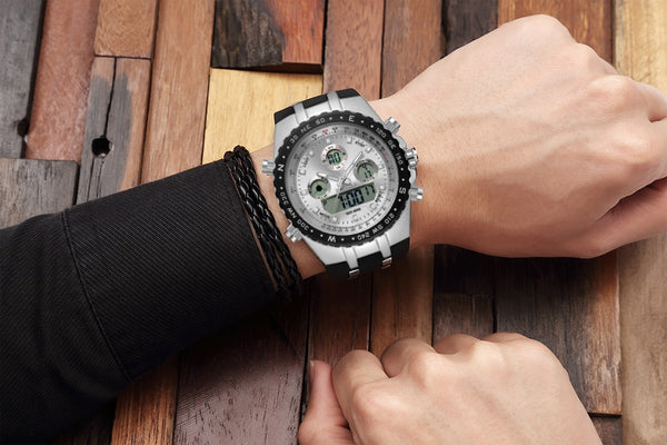 READEEL Wristwatch Men Fashion Sport Quartz Mens Wristwatches Top Brand Luxury Led Digital Waterproof Black Wrist Wristwatch-kopara2trade.myshopify.com-