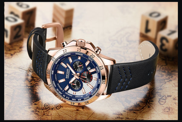MEGIR Wristwatch Men Fashion Sport Quartz Mens Wristwatches Top Brand Luxury Military Wristwatch  Zegarek Mesk-kopara2trade.myshopify.com-
