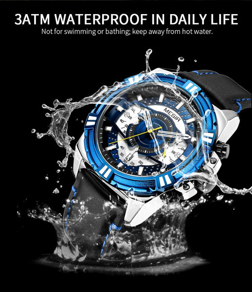 MEGIR Mens Wristwatches Top Brand Luxury Quartz Wristwatch Men Causal Waterproof Chronograph Sport Wristwatch  Erkek Kol Saati-kopara2trade.myshopify.com-