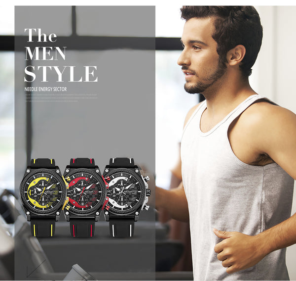 MEGIR Sport Men Wristwatch Top Brand Luxury Quartz Wristwatch Silicone Army Military Wristwatches  Men Chronograph-kopara2trade.myshopify.com-