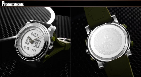 Relogio Masculino SINOBI Sports Digital Quartz Wristwatches Waterproof Quartz Men's Watch Geneva Hybird Watches erkek kol saati-kopara2trade.myshopify.com-