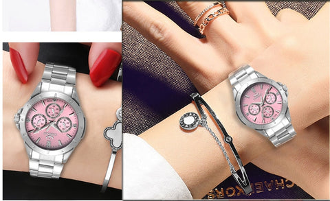 Sell watches women fashion luxury watch fashion All Stainless Steel High Quality Diamond Ladies Wristwatch Women Rhinestone Wristwatches-kopara2trade.myshopify.com-