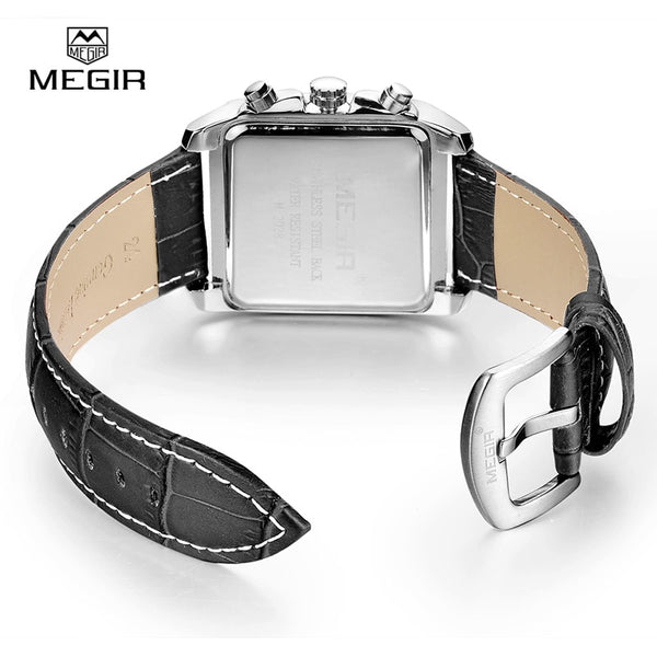 MEGIR new casual brand watches men hot fashion sport wristwatch man chronograph leather watch for male luminous calendar hour-kopara2trade.myshopify.com-