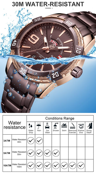 NAVIFORCE Watch Men Top Brand Luxury Fashion Quartz Men’s Watches Full Steel Waterproof Sports Wrist Watch Relogio Masculino-kopara2trade.myshopify.com-