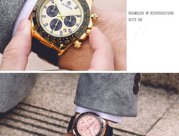 Men Watch OCHSTIN Top Luxury Brand Designer Quartz-watch Silicone Business Black Sport Military Quartz Watch Male Wristwatches-kopara2trade.myshopify.com-