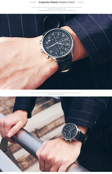 OCHSTIN Top Luxury Brand Men Business Rose Watches Chronograph Waterproof Quartz Analog Wristwatch Male Relogio Masculino-kopara2trade.myshopify.com-