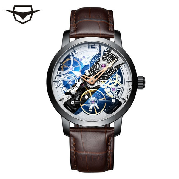 Top brand Original watch automatic tourbillon wrist watches men montre homme mechanical pilot fashion water diver Skeleton 2019-kopara2trade.myshopify.com-
