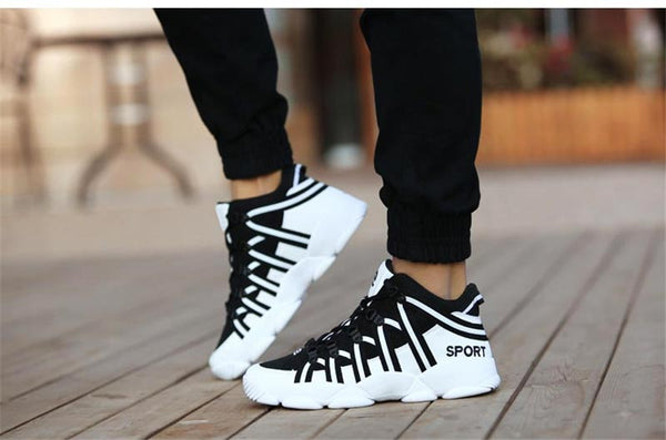 PU Leather Shoes Sport Men Leather Black Men Running Shoes Sports Women Sneakers for Men Autumn Trainers Athletic Training A-383-kopara2trade.myshopify.com-