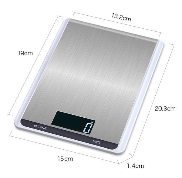 Stainless Steel Platform Digital Kitchen Scale Electronic Food Scales Touch button professional Measuring Tools LCD Display-kopara2trade.myshopify.com-