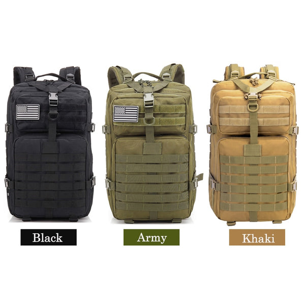 Tactical Backpack 50L  Military Backpack Assault Tactical Infantry Rucksack Sports Camping Big Capacity Hiking Bag Backpacks-kopara2trade.myshopify.com-