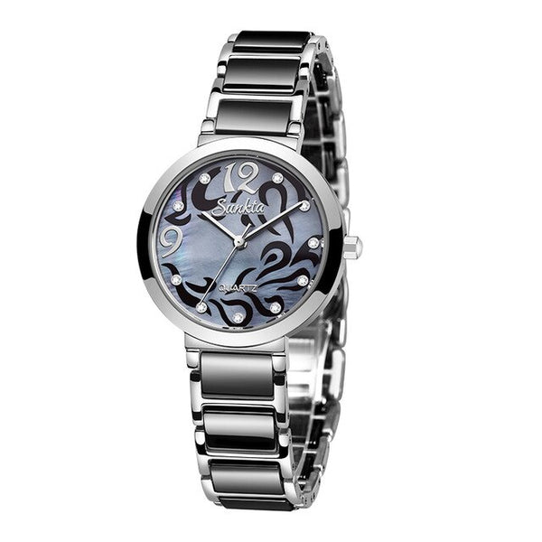 Sunkta Women Watches Top Brand Luxury Ceramic Waterproof Watch Women Casual Fashion  Quartz Ladie Watch Reloj Mujer-kopara2trade.myshopify.com-
