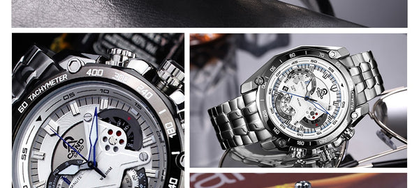 CAINO Men Fashion Business Quartz Wrist Watch Luxury Top Brand Full Steel Strap Waterproof Sports Watches Male Relogio Masculino-kopara2trade.myshopify.com-