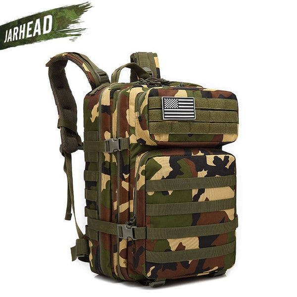 New Large Capacity Man Army Tactical Camo Backpacks Military Assault Bags Outdoor 3P EDC Molle Pack For Trekking Camping Hunting-kopara2trade.myshopify.com-