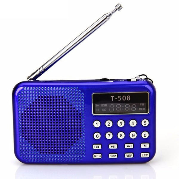 Portable Radio Support MP3 Music TF / SD Card LCD Display FM Radio For CD DVD Mobile Phone Notebook Computer hot sale-kopara2trade.myshopify.com-