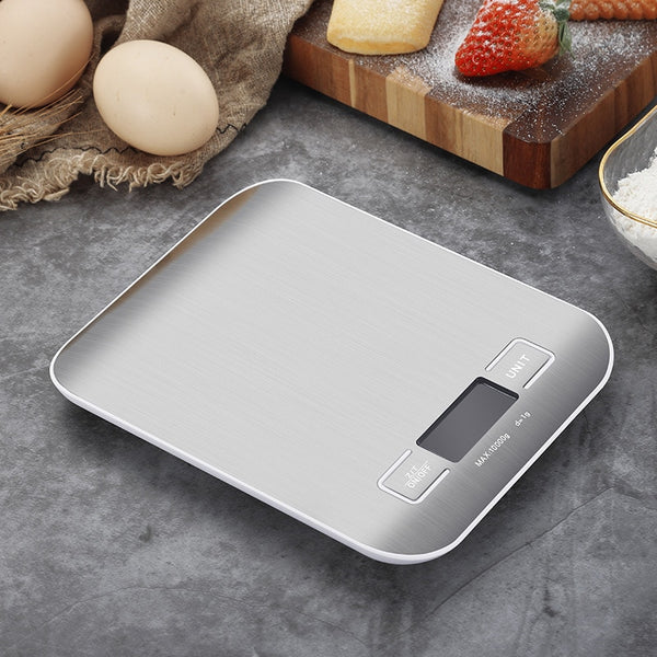 LCD Display 10kg/1g Multi-function Digital Food Kitchen Scale Stainless Steel Weighing Food Scale Cooking Tools Balance-kopara2trade.myshopify.com-