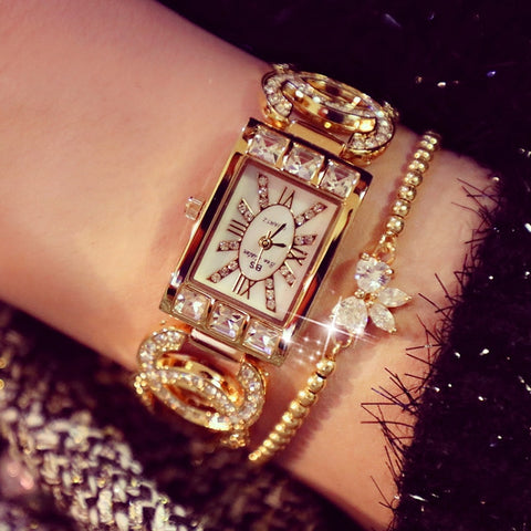 Luxury Women Watches Fashion Ladies Quartz Watches Dress Crystal Diamond Bracelet Watches women date  relojes para mujer-kopara2trade.myshopify.com-