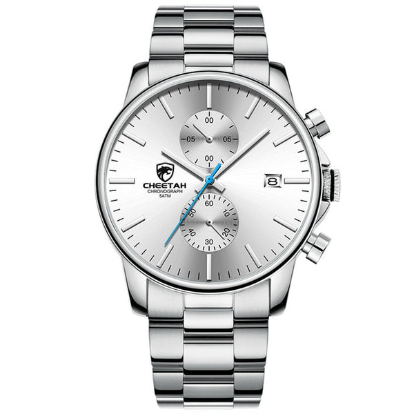 New Blue Mens Watches with Stainless Steel CHEETAH Top Brand Luxury Men Sport Chronograph Quartz Men Watch Relogio Masculino-kopara2trade.myshopify.com-