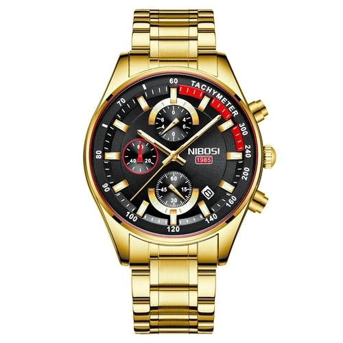 NIBOSI Fashion Mens Watches Top Brand Luxury Wrist Watch Quartz Clock Gold Watch Men Waterproof Chronograph Relogio Masculino-kopara2trade.myshopify.com-