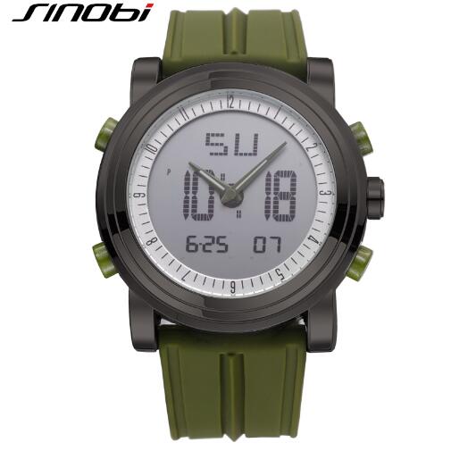 Relogio Masculino SINOBI Sports Digital Quartz Wristwatches Waterproof Quartz Men's Watch Geneva Hybird Watches erkek kol saati-kopara2trade.myshopify.com-