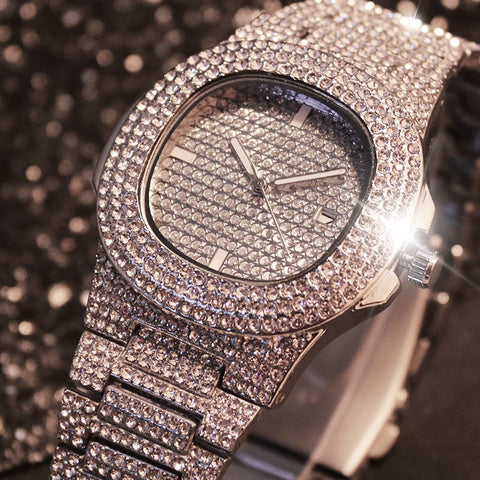 Fashion Oval Starry Quartz Ladise Watches Steel Table Women Watch Rhinestone Calendar  Women's Wristwatch Zegarek Damski-kopara2trade.myshopify.com-