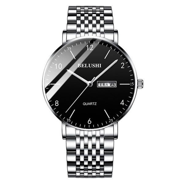 BELUSHI Fashion New Mens Watches Top Luxury Brand Waterproof Quartz Watch Men Casual Stainless Steel Business Date Wrist Watch-kopara2trade.myshopify.com-
