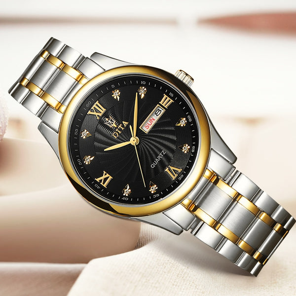 DITA High Quality Ladies Quartz Watch Women Top Brand Luxury Gold Movement Waterproof Date Sports Wrist Watches Relogio Feminino-kopara2trade.myshopify.com-