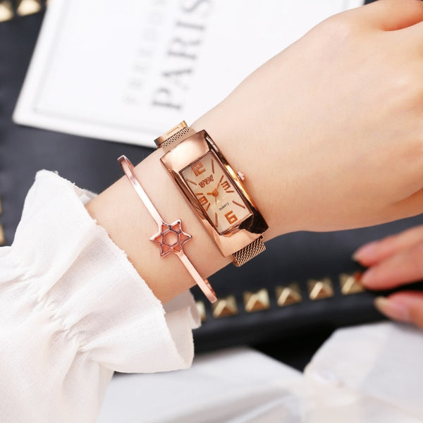 Women Watches Magnetic buckle Luxury Fashion Rose Gold Quartz Women's Wristwatch Ladies Watch reloj mujer hours-kopara2trade.myshopify.com-