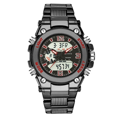 Stryve Brand S8014/S8018 Military Wristwatch 12/24 Hour Chrono  Waterproof Digital Quartz Sports Mens Watches montre homme-kopara2trade.myshopify.com-