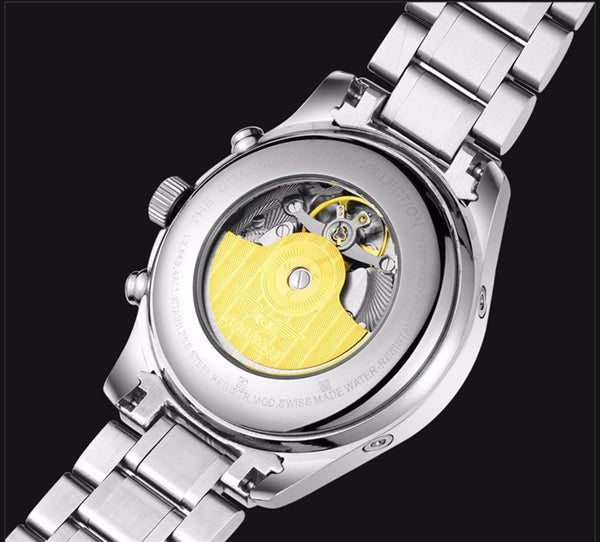 Mens Mechanical Watches Mens Watches Top Brand Luxury Date Week Moon Phase Watch Men Leather-kopara2trade.myshopify.com-
