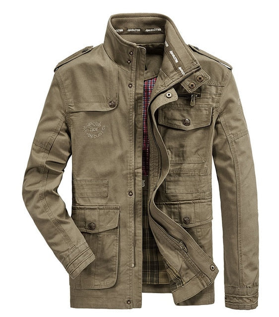 New Brand Military Jacket Men 100% Cotton Pilot Jacket Coat Men's streetwear Bomber Jackets Cargo Flight Jacket Male clothing-kopara2trade.myshopify.com-